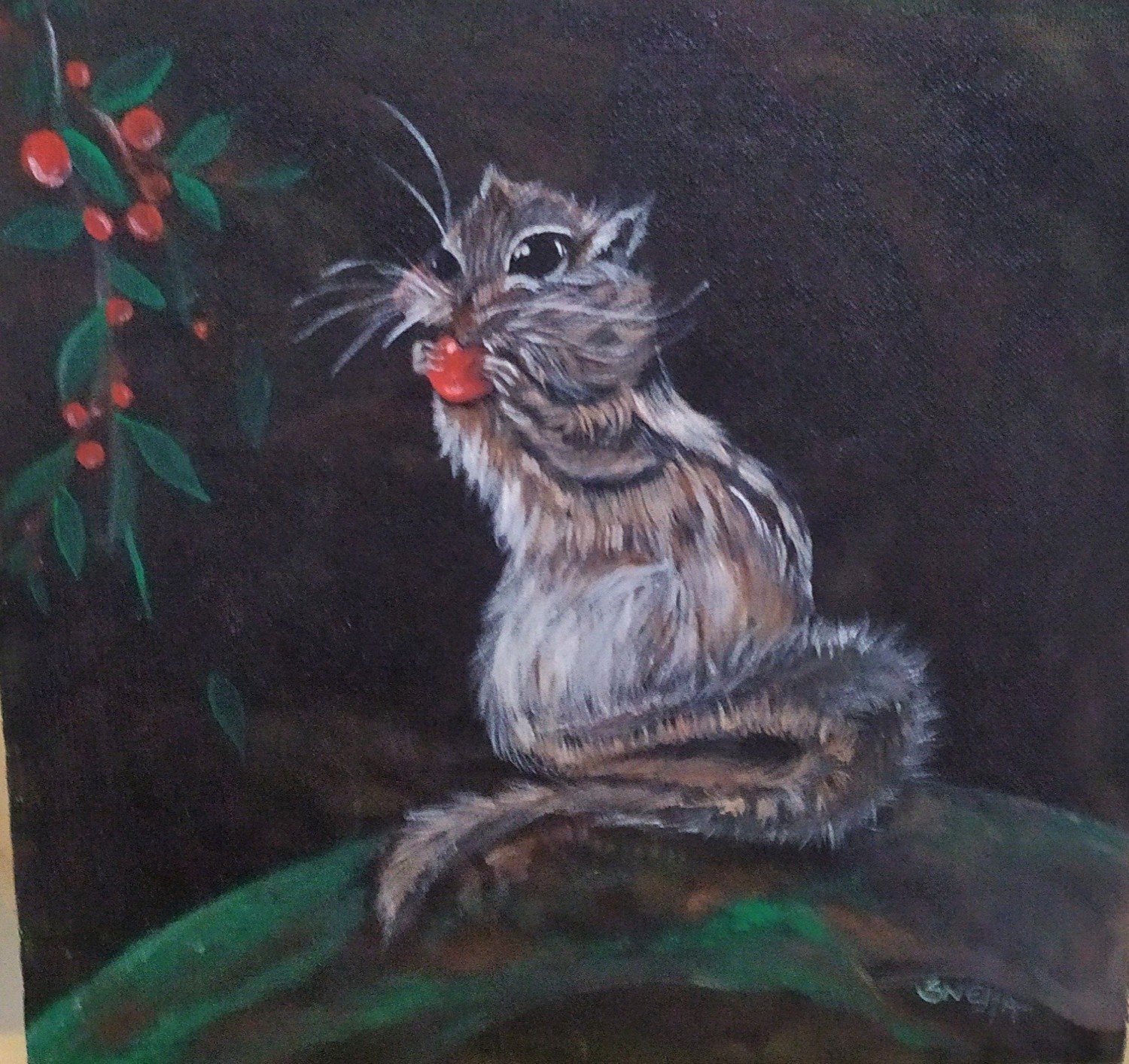 Original Squirrel Painting - Wildlife Art